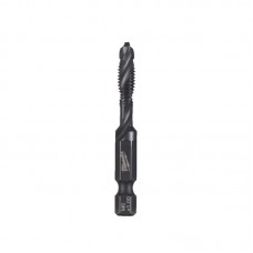 Сверло-метчик 1/4 Hex комбинированное 3-в-1 HSS-G MILWAUKEE, M6x57мм