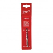 Сверло по дереву трехточечное DIN 7487 E MILWAUKEE, Ø4х75х43мм