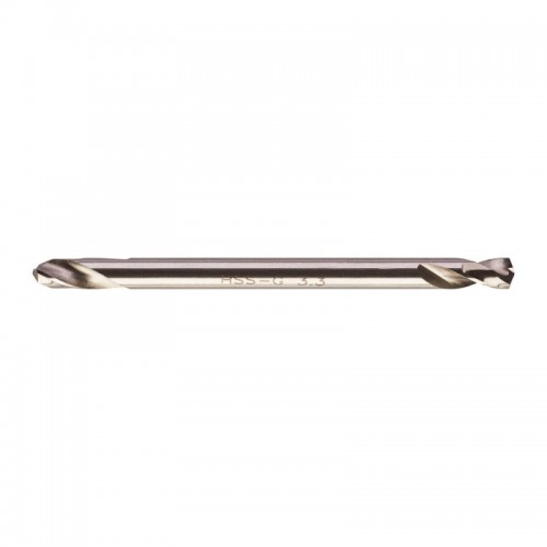 Сверло по металлу HSS-G MILWAUKEE, DIN 1412 C, Ø3,3х49х12мм. двухстороннее, (10шт)