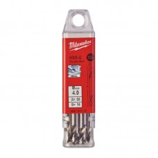 Сверло по металлу HSS-G MILWAUKEE, DIN 1412 C, Ø4,0х55х14мм, двухстороннее, (10шт)