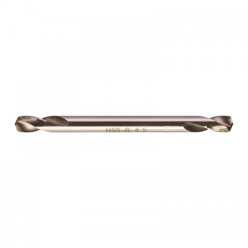 Сверло по металлу HSS-G MILWAUKEE, DIN 1412 C, Ø4,5х58х16мм, двухстороннее, (10шт)