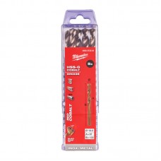 Сверло по металлу HSS-Co MILWAUKEE, DIN338, Ø10,0х133х87мм, (5шт)