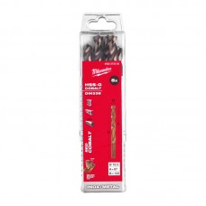 Сверло по металлу HSS-Co MILWAUKEE, DIN338, Ø10,5х133х87мм, (5шт)