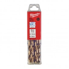 Сверло по металлу HSS-Co MILWAUKEE, DIN338, Ø11,5х142х94мм, (5шт)