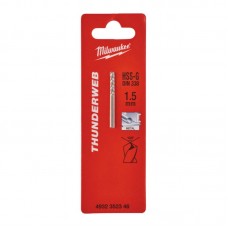 Сверло по металлу THUNDERWEB HSS-G MILWAUKEE, DIN338, Ø1,5x40х18мм, (2шт)