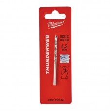 Сверло по металлу THUNDERWEB HSS-G MILWAUKEE, DIN338, Ø4,2x75х43мм
