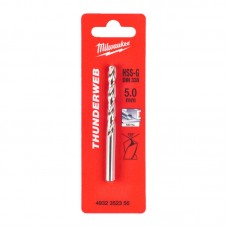Сверло по металлу THUNDERWEB HSS-G MILWAUKEE, DIN338, Ø5,0x86х52мм