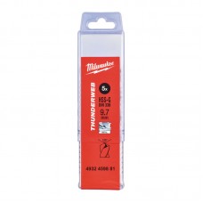 Сверло по металлу THUNDERWEB HSS-G MILWAUKEE, DIN338, Ø9,7х133х87мм, (5шт)