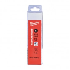 Сверло по металлу THUNDERWEB HSS-G MILWAUKEE, DIN338, Ø9,8х133х87мм, (5шт)