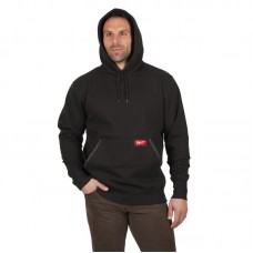 Толстовка WHB MILWAUKEE, с капюшоном, черная, (размер S)