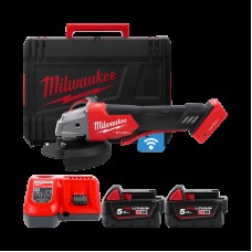 Шлифмашина угловая - болгарка аккумуляторная бесщёточная MILWAUKEE Ø125мм M18 ONEFSAG125XPDB-502X