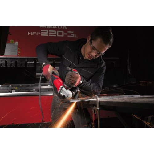 Углошлифовальная машина MILWAUKEE 125 мм AGV 15-125 XE (2800-11000 об/мин) гайка FIXTEC