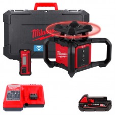 Уровень лазерный ротационный аккумуляторный MILWAUKEE M18 RLOH600-201C 600м