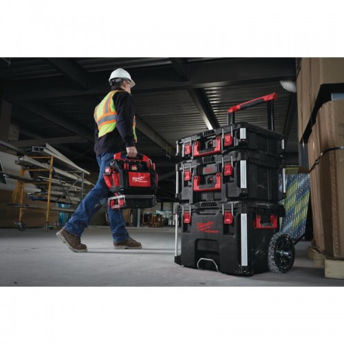 Ящик для инструмента на колесах PACKOUT MILWAUKEE TROLLEY BOX (560x410x650мм)