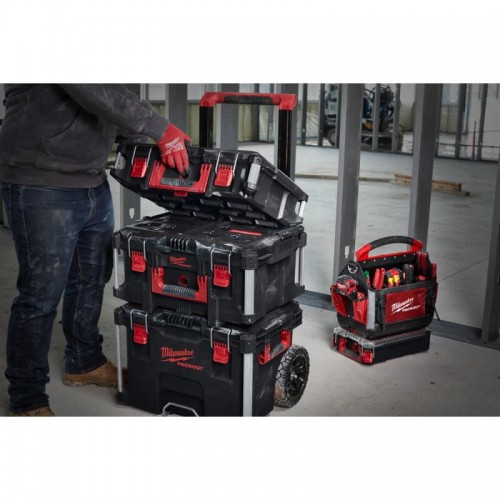 Ящик для инструмента на колесах PACKOUT MILWAUKEE TROLLEY BOX (560x410x650мм)