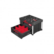 Ящик для инструмента с 2-мя выдвижными отсеками PACKOUT MILWAUKEE DRAWER BOX (560x410х363мм)