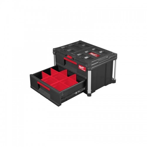 Ящик для инструмента с 2-мя выдвижными отсеками PACKOUT MILWAUKEE DRAWER BOX (560x410х363мм)