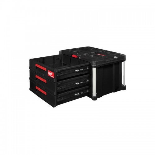 Ящик для инструмента с 3-мя выдвижными отсеками PACKOUT MILWAUKEE DRAWER BOX (560x410х363мм)