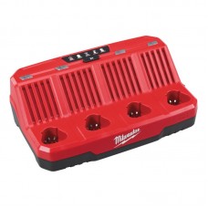 Зарядное устройство MILWAUKEE M12 C4 (для 4х акум. М12)  4932430554