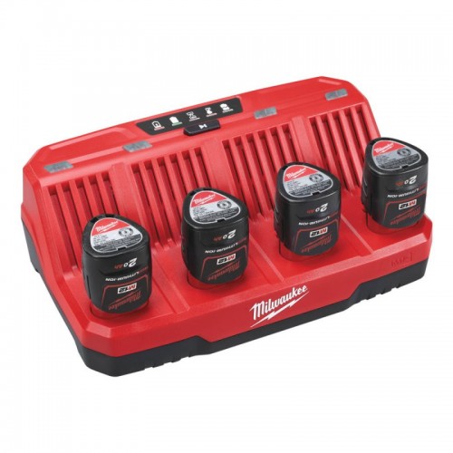 Зарядное устройство MILWAUKEE M12 C4 (для 4х акум. М12)  4932430554