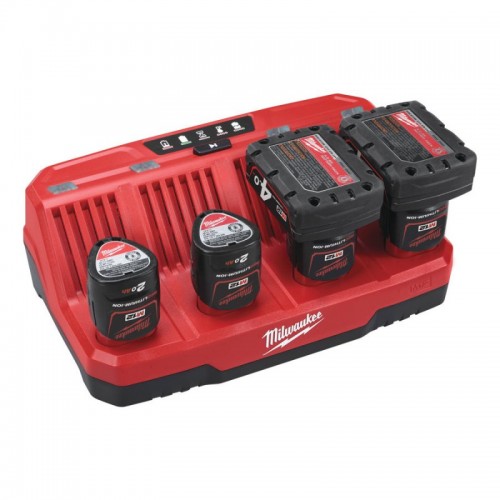 Зарядное устройство MILWAUKEE M12 C4 (для 4х акум. М12)  4932430554