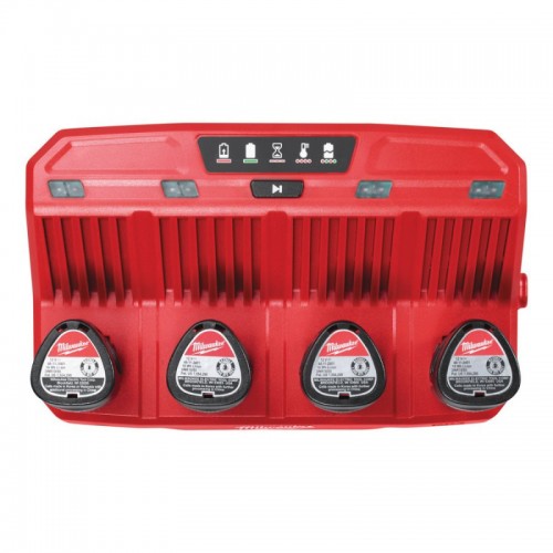 Зарядное устройство MILWAUKEE M12 C4 (для 4х акум. М12)  4932430554