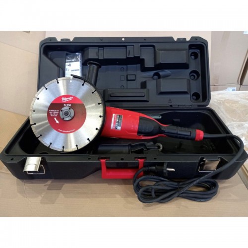 Углошлифовальная машина MILWAUKEE 230 мм AG22-230DMS-DSET с алмазным диском