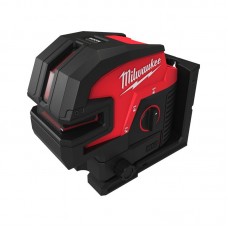 Нивелир 4х точечный лазерный аккумуляторный MILWAUKEE M12 CLL4P-0C (зелёный луч)