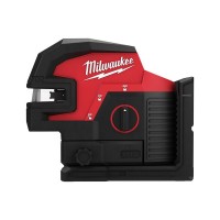 Нивелир 4х точечный лазерный аккумуляторный MILWAUKEE M12 CLL4P-0C (зелёный луч)