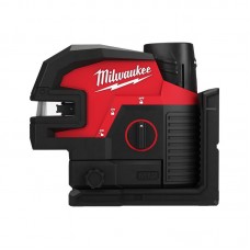 Нивелир 4х точечный лазерный аккумуляторный MILWAUKEE M12 CLL4P-301C (зелёный луч) (ЗУ+1Х3Ач+кейс)