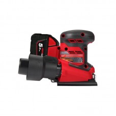 Шлифмашина вибрационная аккумуляторная MILWAUKEE M18 BQSS-502B (ЗУ+2акк.Х5Ач+сумка)