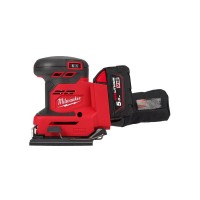 Шлифмашина вибрационная аккумуляторная MILWAUKEE M18 BQSS-502B (ЗУ+2акк.Х5Ач+сумка)