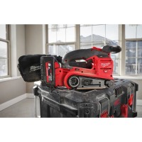 Шліфмашина стрічкова акумуляторна безщіткова MILWAUKEE M18 FBTS75-0 (каркас)