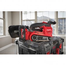 Шлифмашина ленточная аккумуляторная бесщеточная MILWAUKEE M18 FBTS75-0 (каркас)