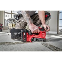 Шліфмашина стрічкова акумуляторна безщіткова MILWAUKEE M18 FBTS75-0 (каркас)