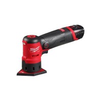 Шліфмашина вібраційна акумуляторна безщіткова MILWAUKEE M12 FDSS-422X (ЗУ+2акк.+HDкейс)