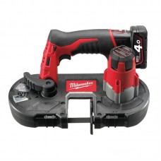 Пила ленточная аккумуляторная MILWAUKEE M12 BS-402C (ЗУ+2акк.Х4Аг+кейс)