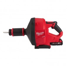 Машина прочистная аккумуляторная MILWAUKEE M18 FDCPF10-201C трос 10мм (ЗУ+1акк.Х2Ач+ведро)