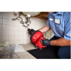 Машина прочистная аккумуляторная MILWAUKEE M18 FDCPF10-201C трос 10мм (ЗУ+1акк.Х2Ач+ведро)