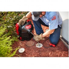 Машина прочистная аккумуляторная ранцевая MILWAUKEE M18 FFSDC10-0 трос 10мм (каркас)