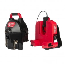 Машина прочистная аккумуляторная ранцевая MILWAUKEE M18 FFSDC16-502 трос 16мм (ЗУ+2акк.Х5Ач)