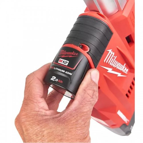 Система пылеудаления аккумуляторная MILWAUKEE M12 UDEL-201B (L-класс)(ЗУ+1акк.Х2Ач+сумка)