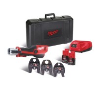 Обтискач гідравлічний акумуляторний для труб MILWAUKEE M12 HPT-202C TH-KIT (ЗУ+2акк.Х2Ач+кейс)