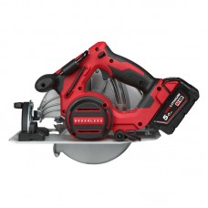 Пила дисковая аккумуляторная бесщеточная MILWAUKEE M18 BLCS66-502X Ø165мм (ЗУ+2акк.Х5Ач+HDкейс)