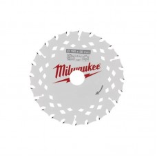 Диск пильний по дереву PFTE MILWAUKEE, Ø190х30х1, 8мм, 24 зуб.