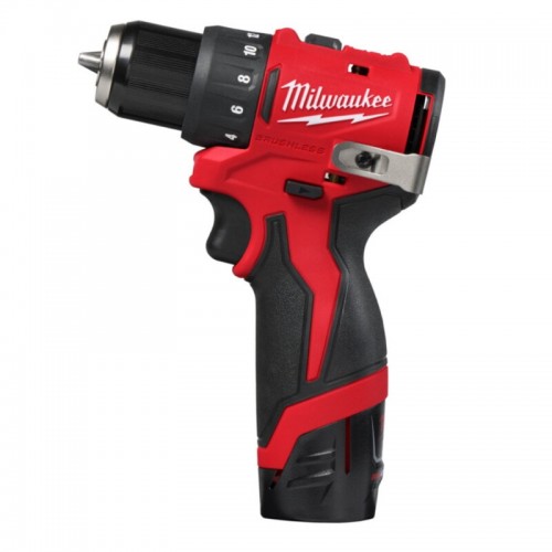 Дриль-шуруповерт акумуляторна безщіткова MILWAUKEE M12 BLDDRC-202С (40Нм) (ЗУ+2акк.Х2Ач+кейс)
