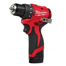 Дриль-шуруповерт акумуляторна безщіткова MILWAUKEE M12 BLDDRC-202С (40Нм) (ЗУ+2акк.Х2Ач+кейс)