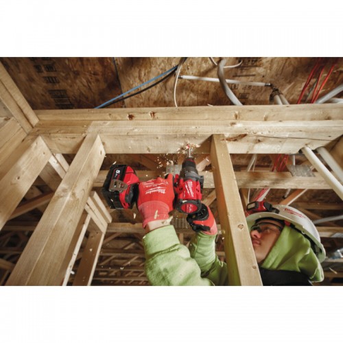Дриль-шуруповерт акумуляторна безщіткова MILWAUKEE M18 FDD3-0X (158 м) (каркас+HDкейс) + M18 B5