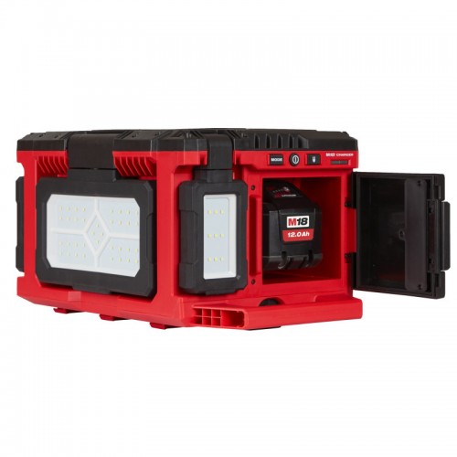 Зарядное устройство/фонарь MILWAUKEE PACKOUT M18 POALC-0
