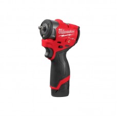 Гайковерт аккумуляторный бесщеточный MILWAUKEE 3/8'' (305 Нм) M12 FSCIWF38-252X, с кольцом